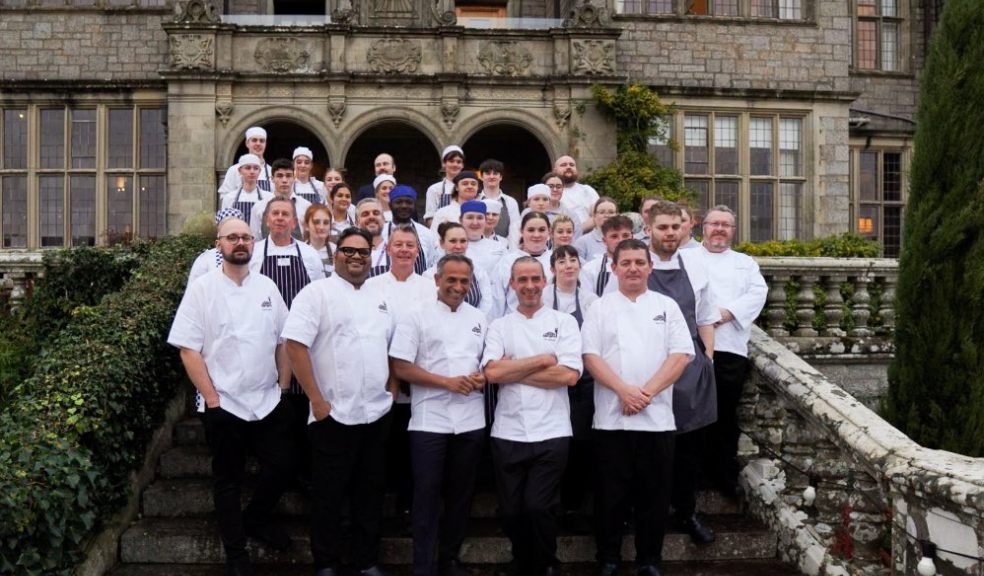 Chefs from Eden Hotel Collection at Bovey Castle with students from South Devon College and Exeter College